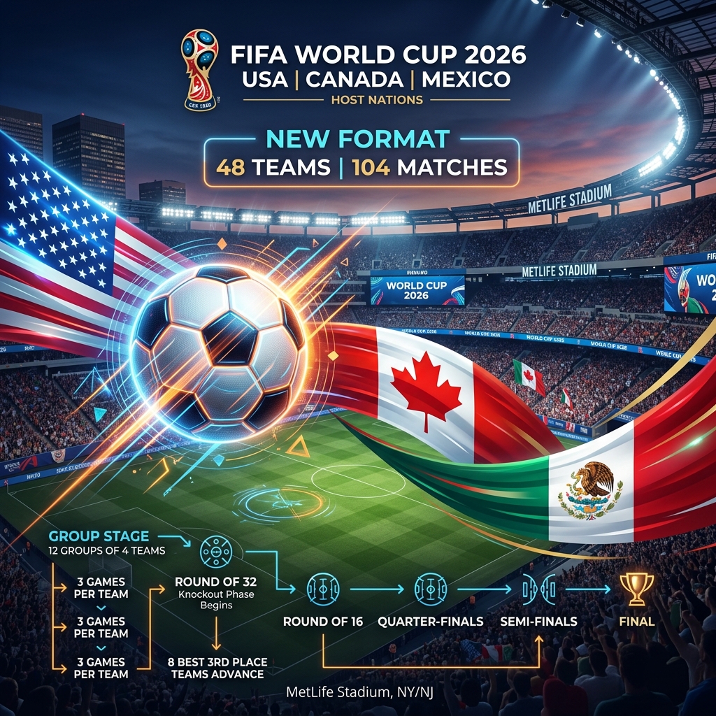 Copa do Mundo 2026: entenda o novo formato, os grupos e o caminho até a final